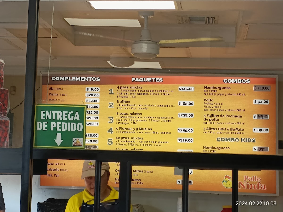 Pollo Frito Ninfa Menu - Image 3