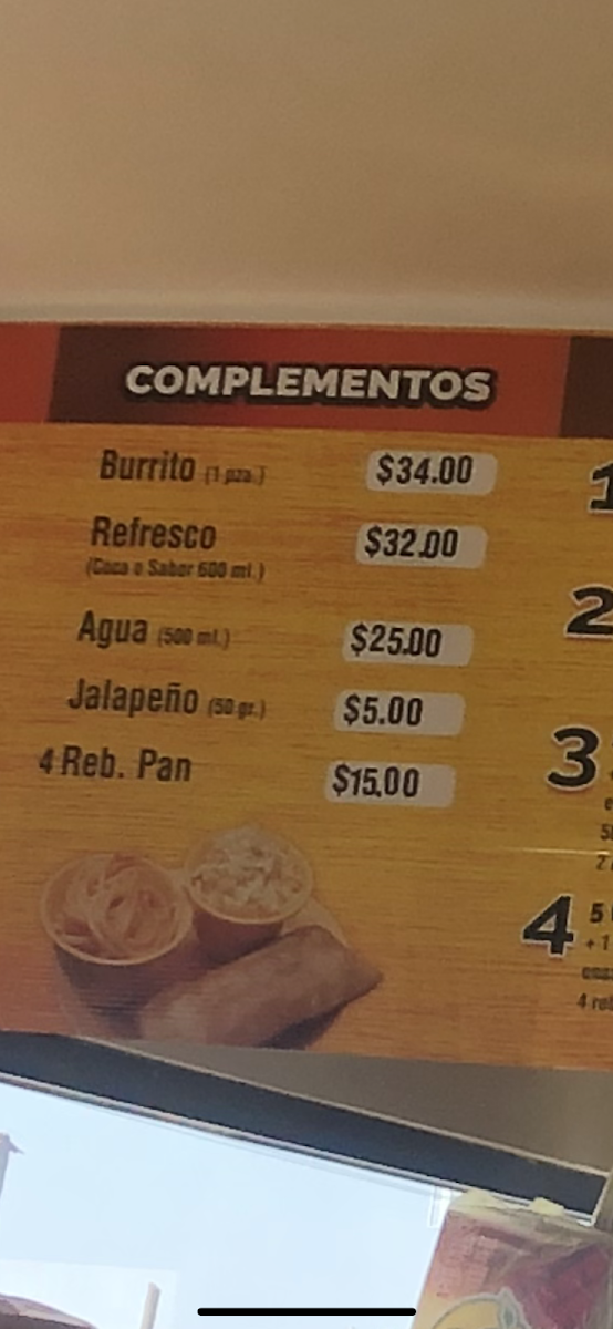 Pollo Frito Ninfa Menu - Image 6